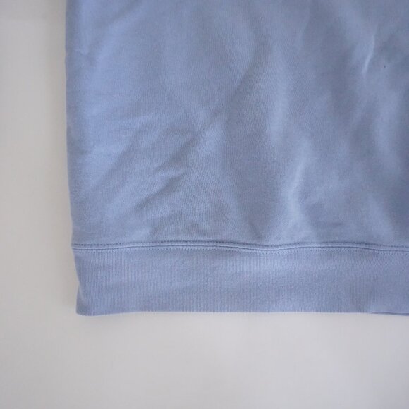 Vintage Basic Editions Blue Cat Birdhouse Embroidered Sweatshirt Cottagecore M - Picture 6 of 10